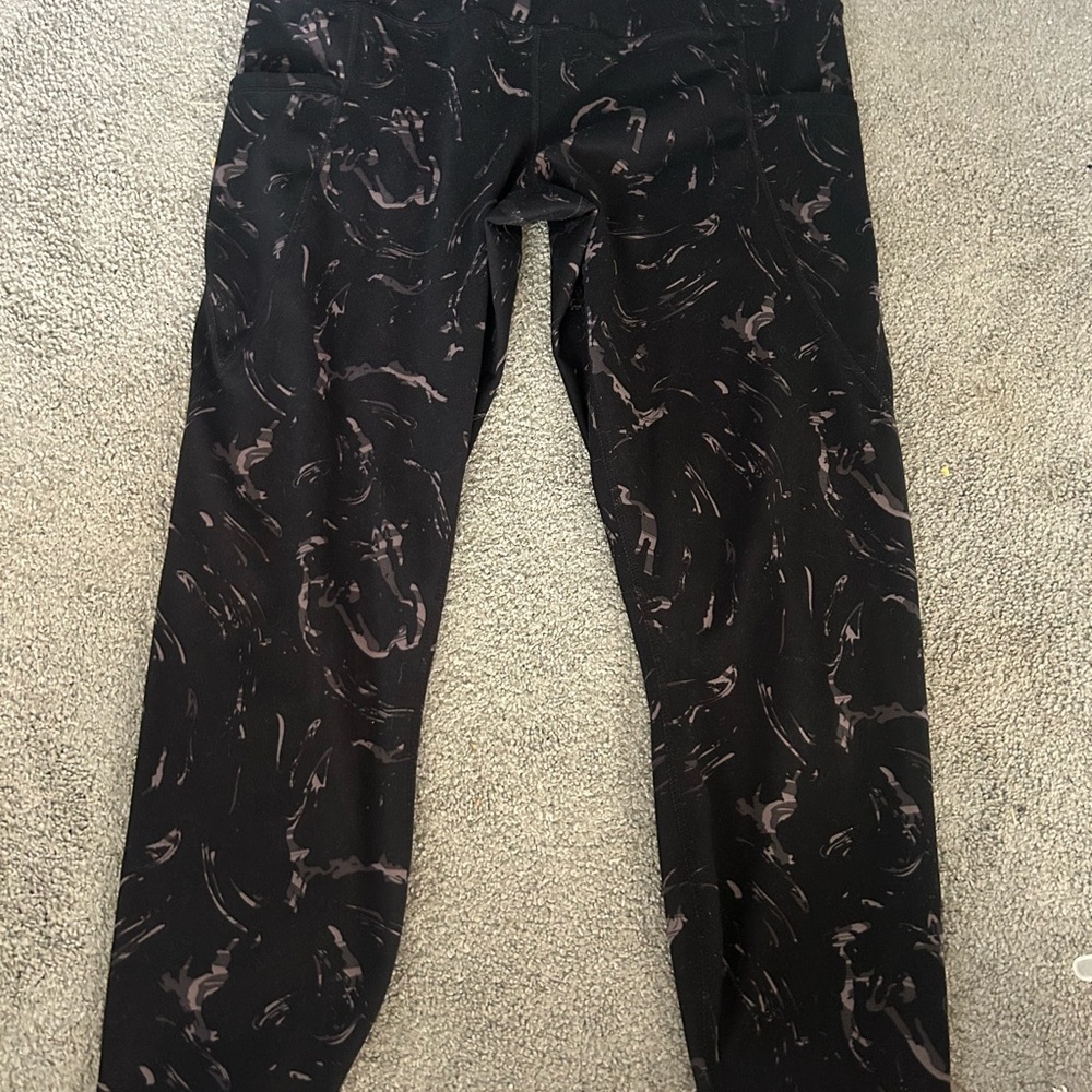 Active Life Charcoal and Black Performance Leggings